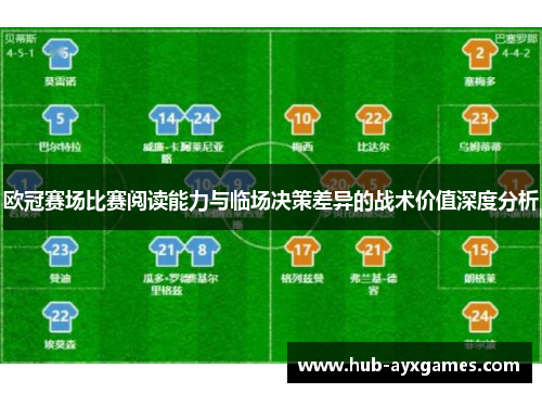 欧冠赛场比赛阅读能力与临场决策差异的战术价值深度分析 欧冠赛场比赛阅读能力与临场决策差异的战术价值深度分析